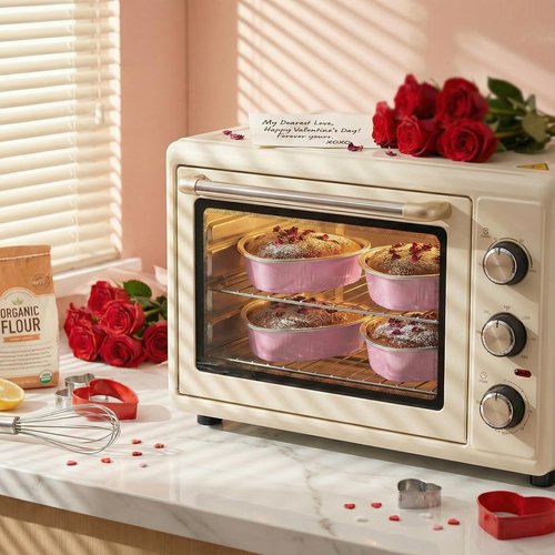 ZKNDRHJO 36 Pcs 9oz Valentine's Day Disposable Aluminum Foil Heart Cake Pan Set with Secure Lids, Premium Heart Shaped Cake Pans for Baking & Gifting,Pans for Holidays and Special Events (pink, 9OZ)