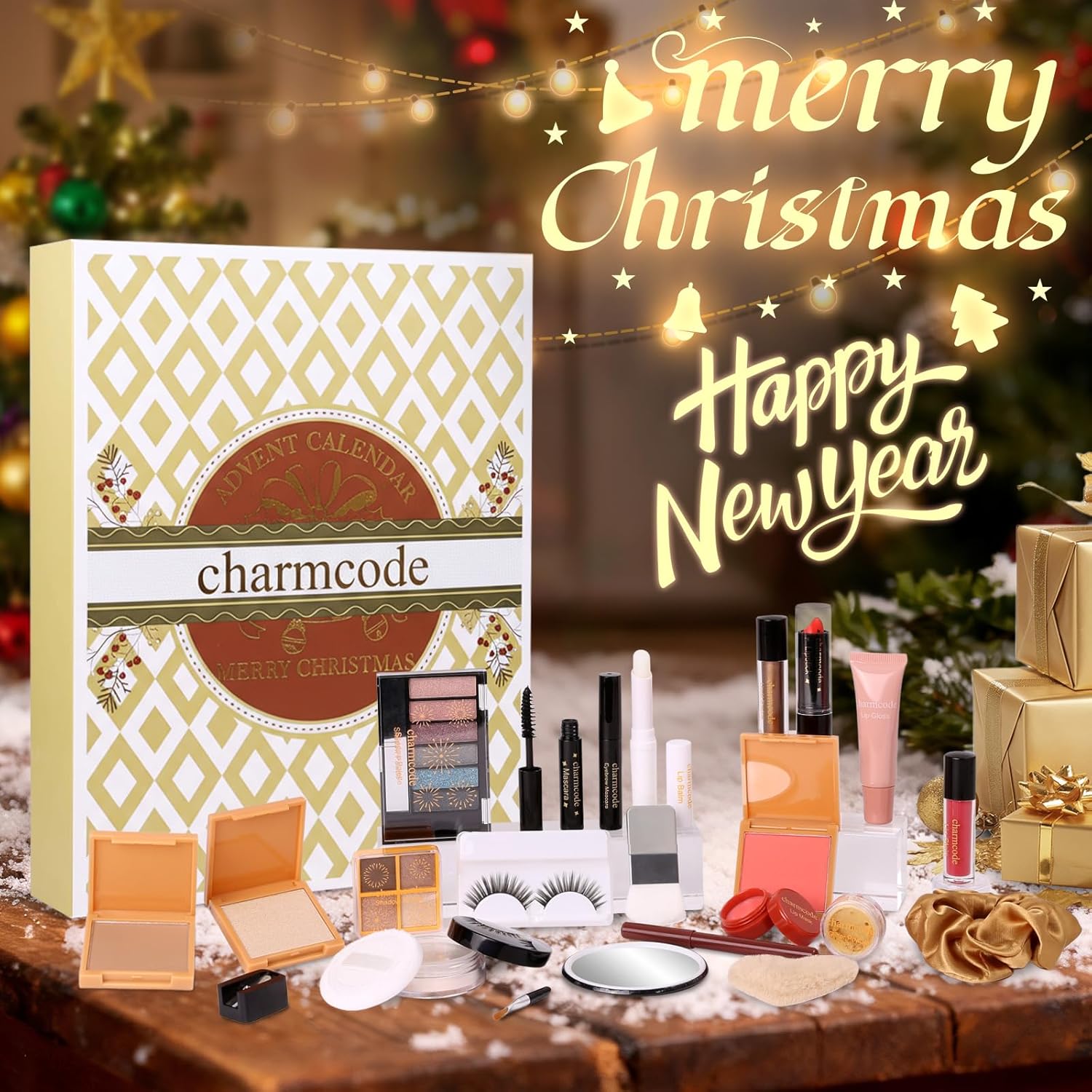 CHARMCODE Makeup Advent Calendar 2025 - 24 Days of Holiday Beauty Surprises for Women & Teens