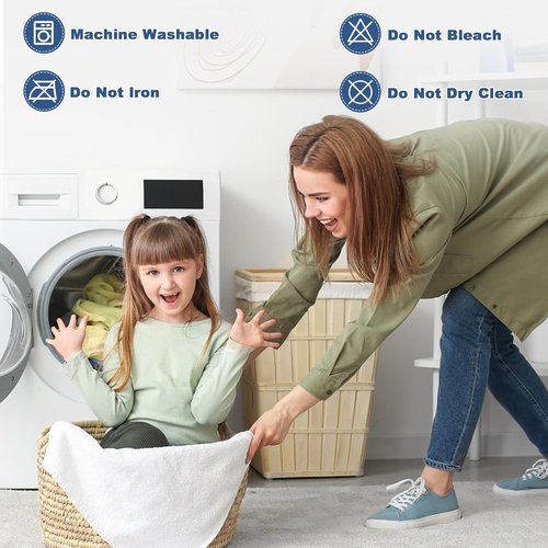 GRT Queen Waterproof Mattress Pad - 100% Quilted Protector | Noiseless Cotton, Fits 8"-26" Deep