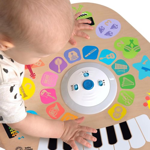 Baby Einstein Clever Composer Tune Table - Magic Touch Electronic Wooden Activity Toy for Toddlers, 6 Months+