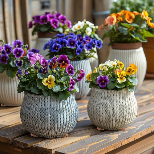 Biubee 60Pcs Invisible Pot Feet - Non-Slip Cork Plant Risers for Outdoor Planter Drainage | 2" Diameter