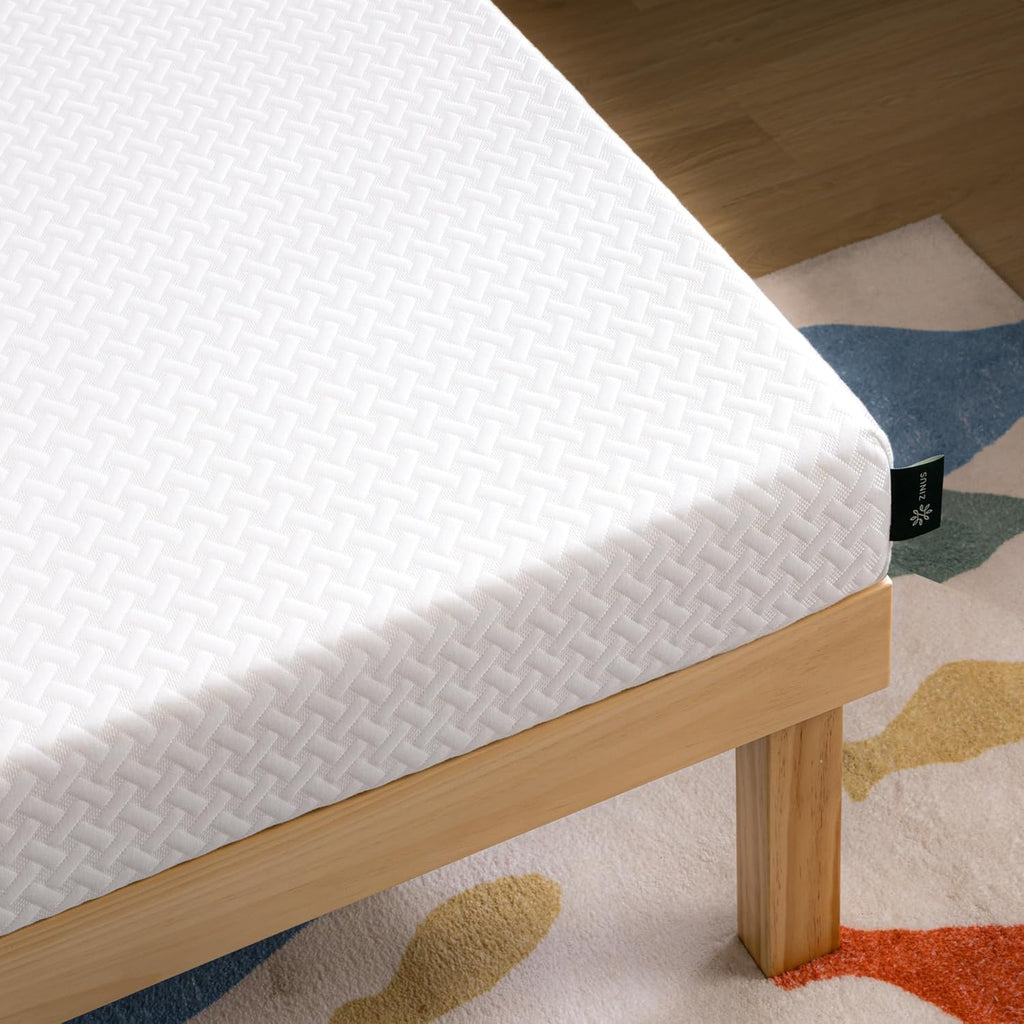 Zinus 5 Inch Twin Memory Foam Mattress - Cooling Comfort with Breathable Layers, Fiberglass Free