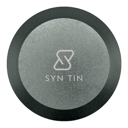 Syn Tin 6 Milly | Metal Container for Zyn, Premium Aluminum Can & Rugged Pouch Holder | Extra Capacity, Knurled Grip & Used Pouch Storage | EDC (Gunmetal Gray)
