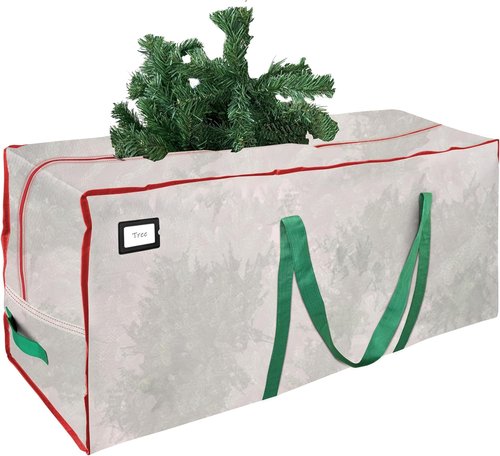 Cosy Family Christmas Tree Storage Bag - Durable 7.5 ft Heavy Duty Extra Large with Reinforced Handles & Dual Zippers