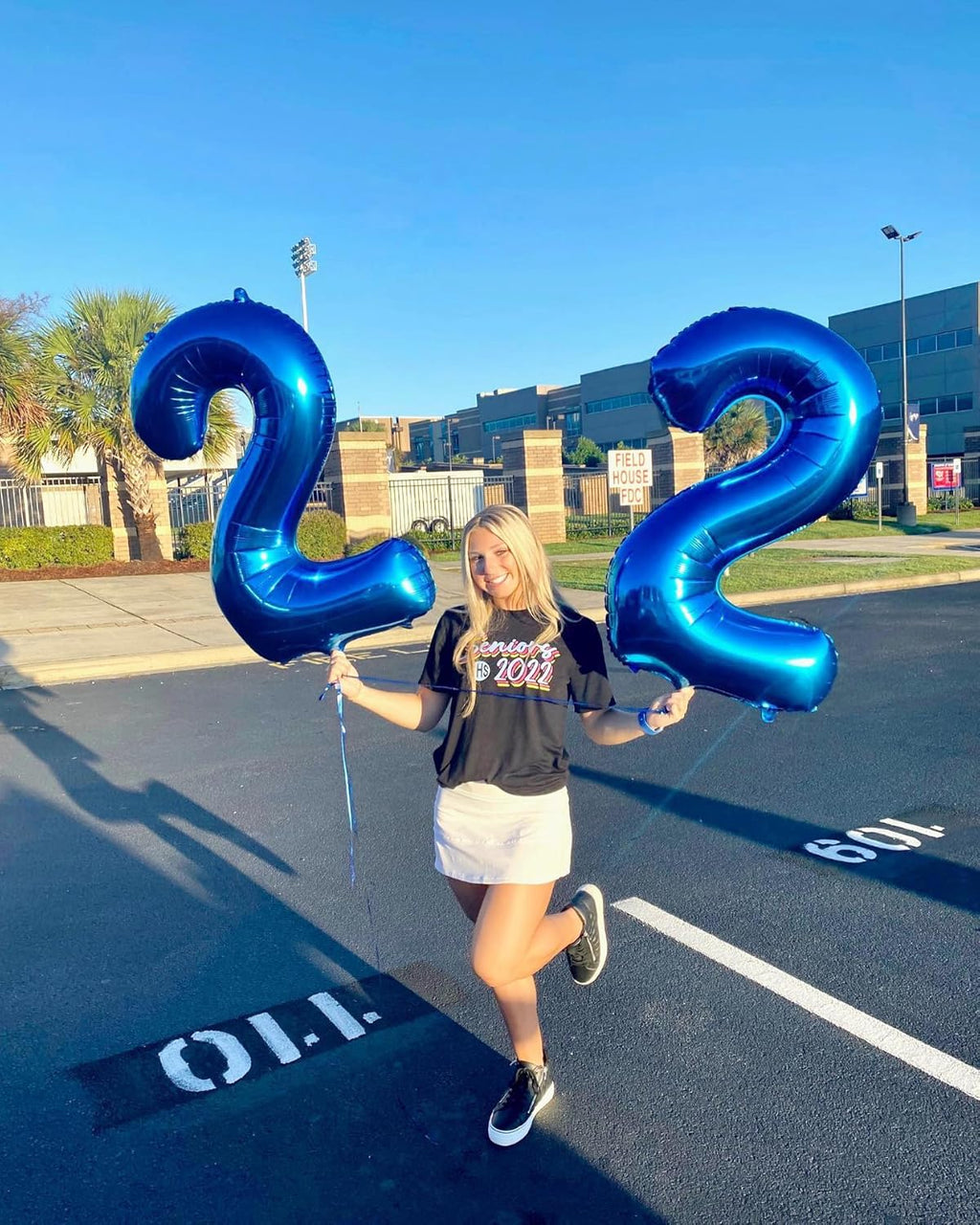 Number 21 Navy Blue Balloon - 40 Inch Birthday Decoration for 21st Celebration | Perfect for Men & Women