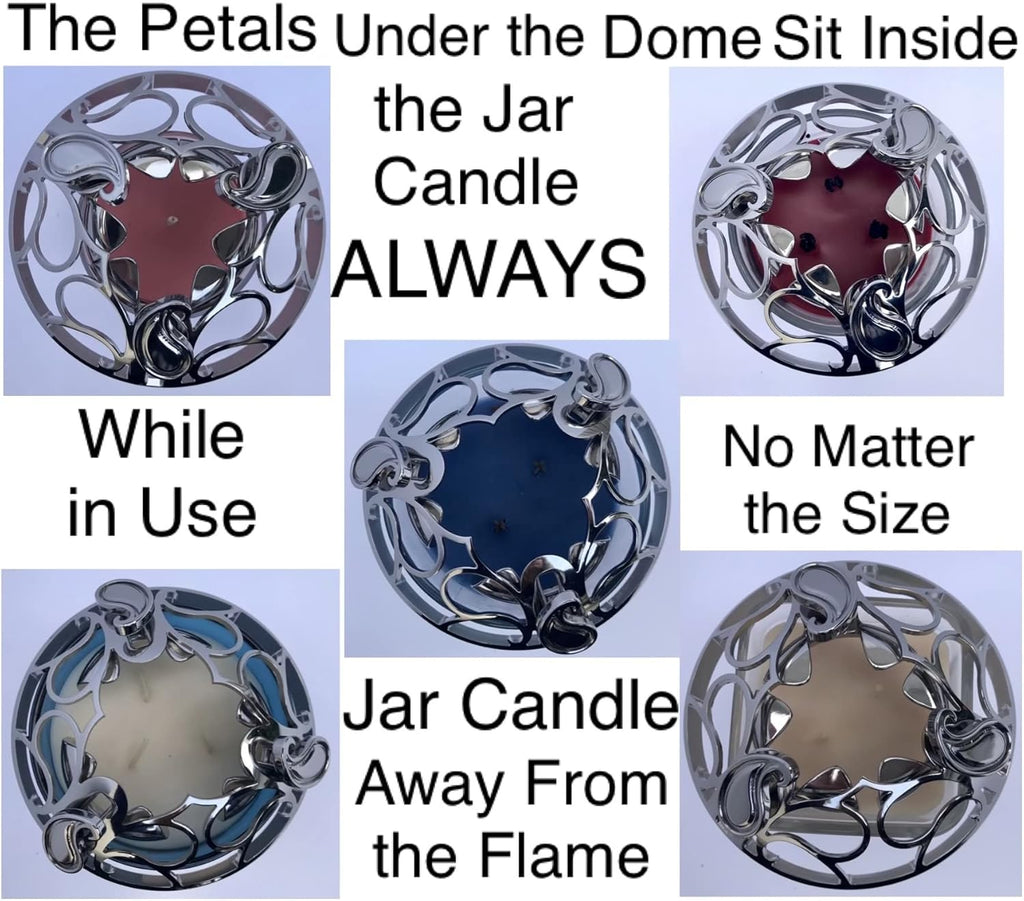 Paisley Adjustable Candle Topper - Stylish Jar Candle Cover Shade - Perfect Fit for Standard Jars