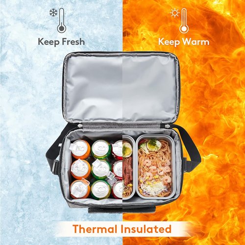 Lifewit Insulated Cooler Bag - Lightweight Portable Soft-Sided Ice Chest for 32/48 Cans | Ideal for Camping & Beach Trips