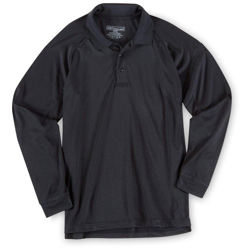 5.11 Tactical Performance Long-Sleeve Polo Black
