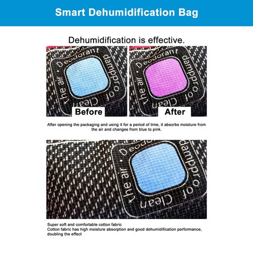 Dehumidifier Bag Silica Gel Car Dehumidifier Microwave Fast Reactivated Desiccant Packs for Storage Large Moisture Absorbers for Gun Safe Closet Basement Garage 100% Leakproof Reusable 1 Pack