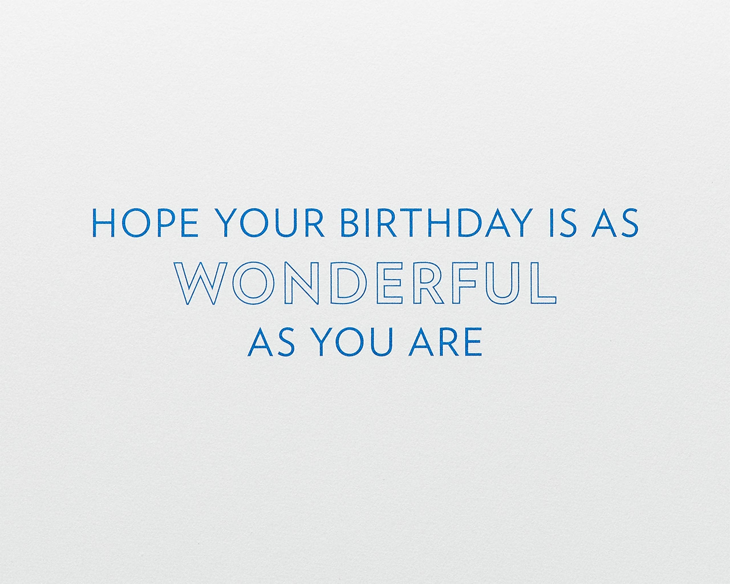Papyrus Wonder Woman Birthday Card for Her (As Wonderful As You)
