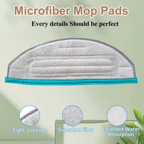 Replacement Parts Compatible with Ecovacs Yeedi Cube Robot Vacuum, Accessories including 1 Main Brush, 4 Side Brush, 2 Hepa Filter, 2 Mop Pad, 4Dust Bags