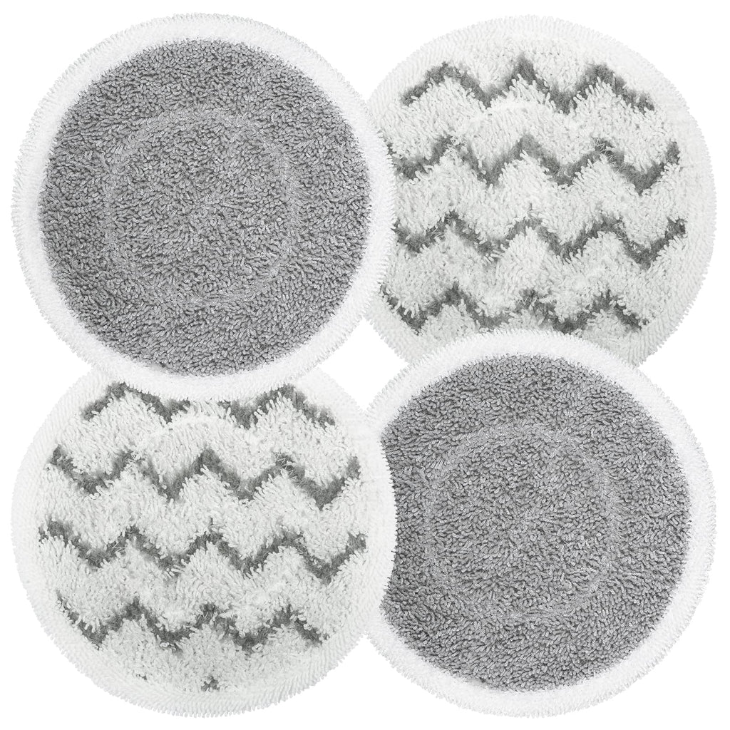 Zafolia Upgraded 4-Pack S7000 Pads Replacement Steam Mop Pads Compatible with Shark S7000AMZ S7001 S7001TGT S7000 Series Mop Pads, Steam & Scrub All-in-One Scrubbing