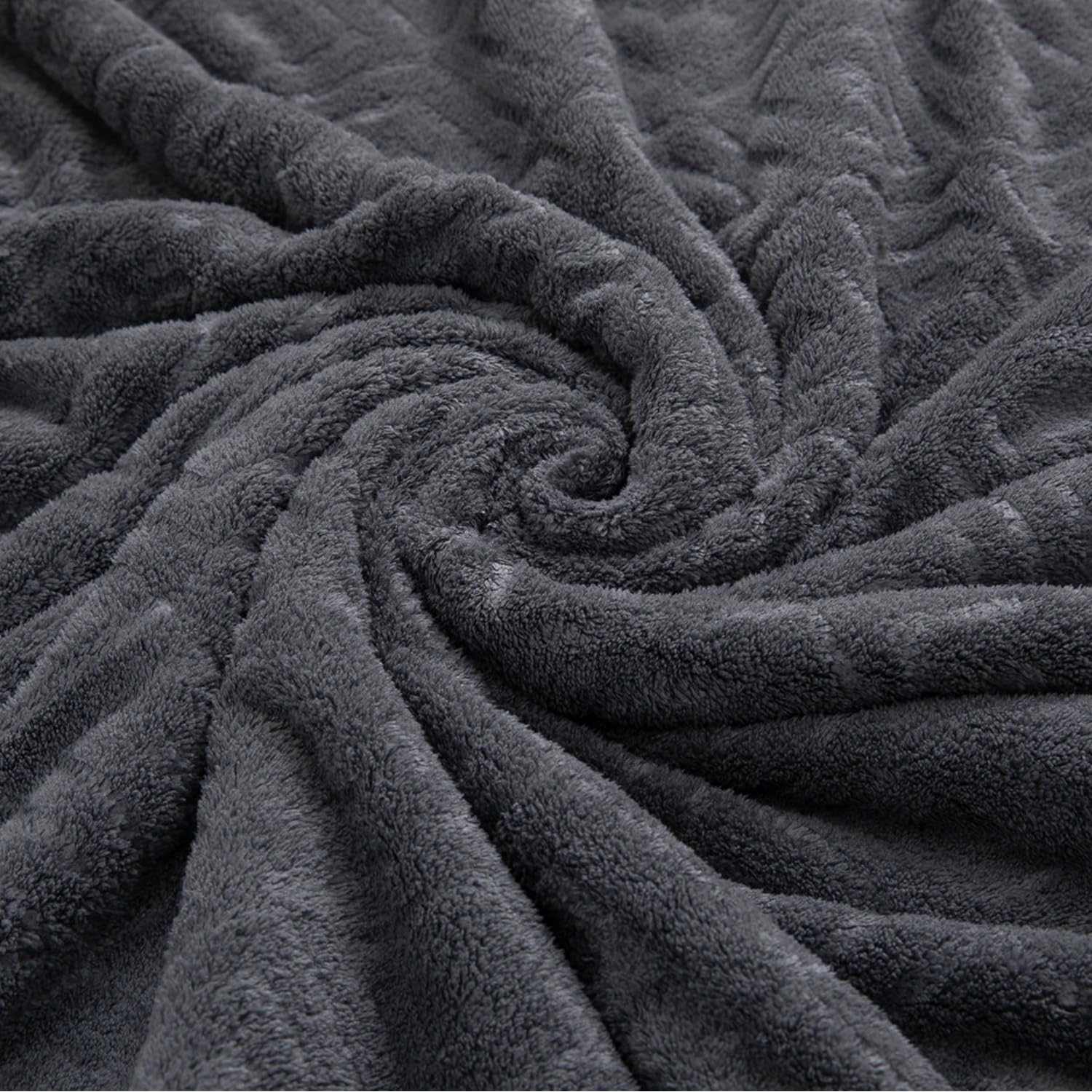 Smuge 18-Piece Bath Towel Set, Include 6 Bath Towel Sheets, 6 Hand Towels and 6 Washcloths - Highly Absorbent Quick Dry 100% Microfiber,Ultra Soft Bathroom Towel Set (Dark Gray)