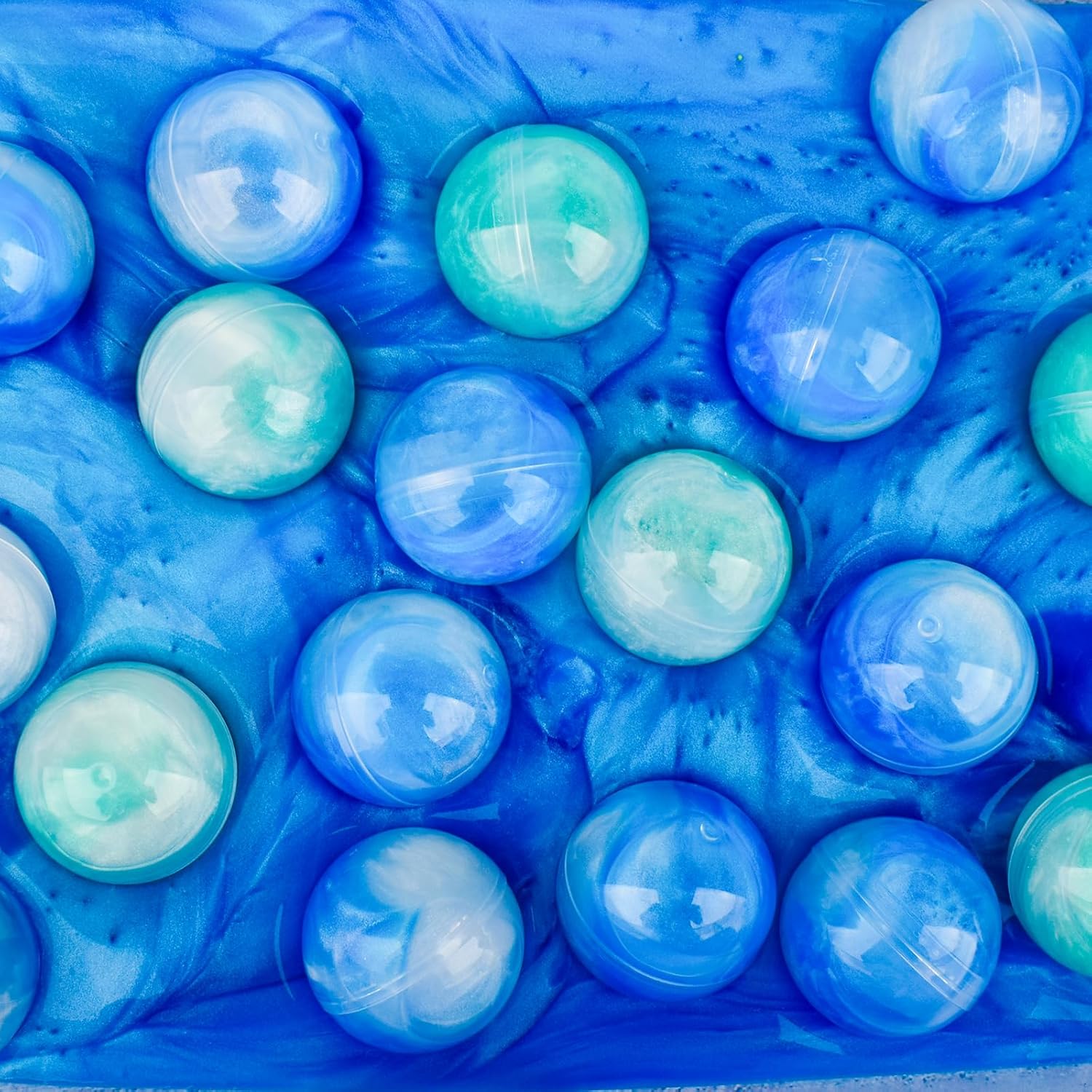Skiennix Frozen Slime Party Favors - 24 Pack Ice Slime Balls for Kids | Perfect for Valentine's Day & Easter Goodie Bags