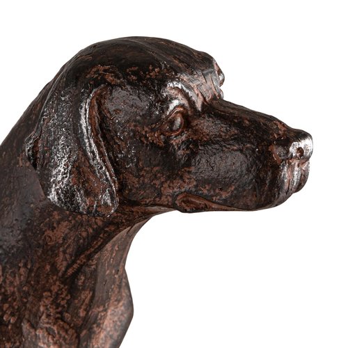 Creative Co-Op 2-Piece Resin Dog Bookends, Black