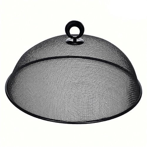 Zilphoba 8 Pack Metal Mesh Screen Food Covers, 2 Large (18.5”) and 6 Small (11”) Sets, Reusable Metal Mesh Food Covers for Outdoors, Camping, Picnics and Parties