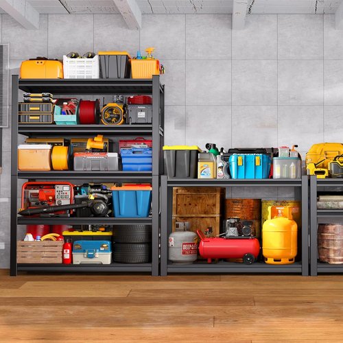**Regine Switzerland 71" Heavy Duty Garage Shelving | 3000LBS Capacity 5-Tier Adjustable Metal Unit**