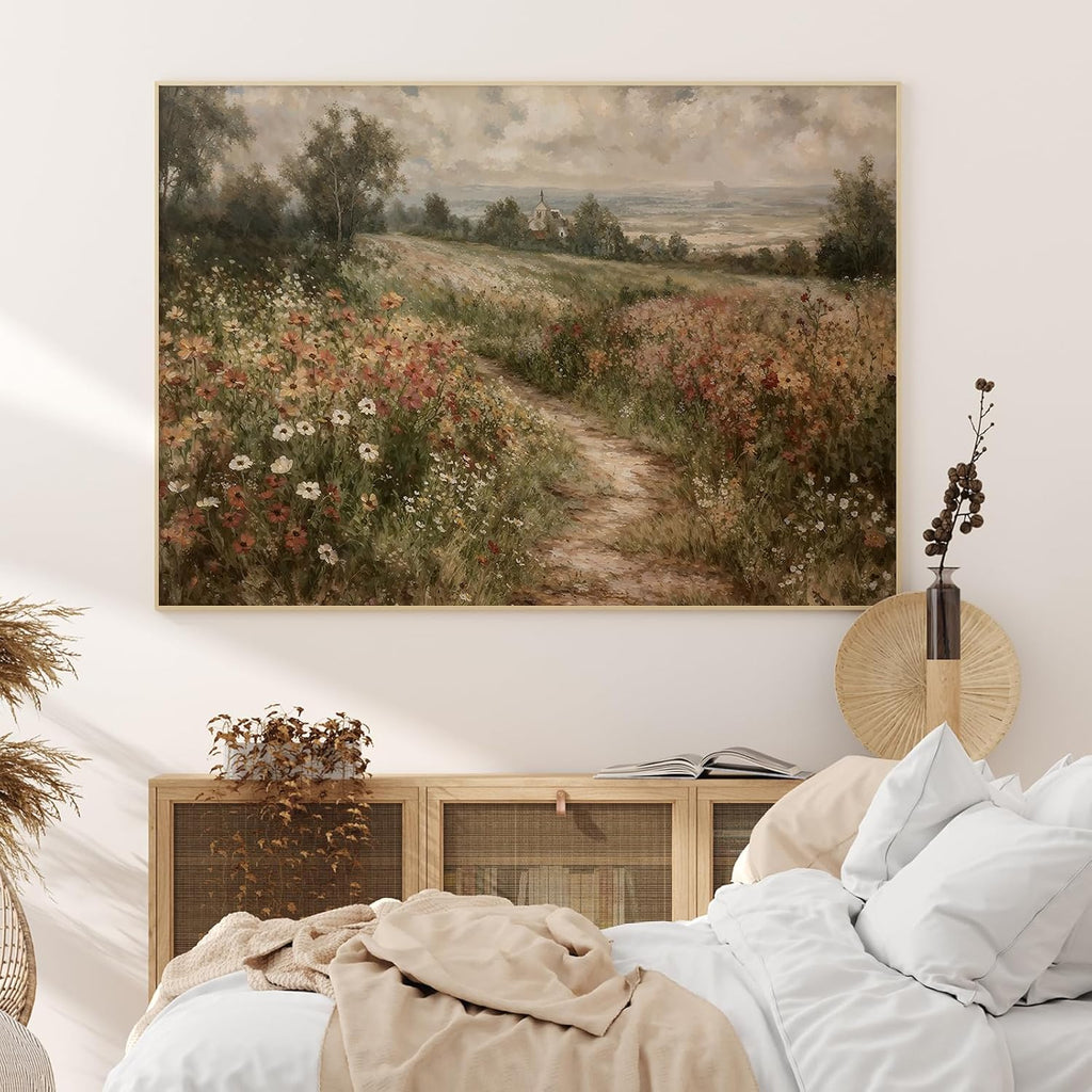 Regine Switzerland Vintage Wall Art Poster - Rustic Autumn Landscape Canvas Print | 12" x 16" Unframed