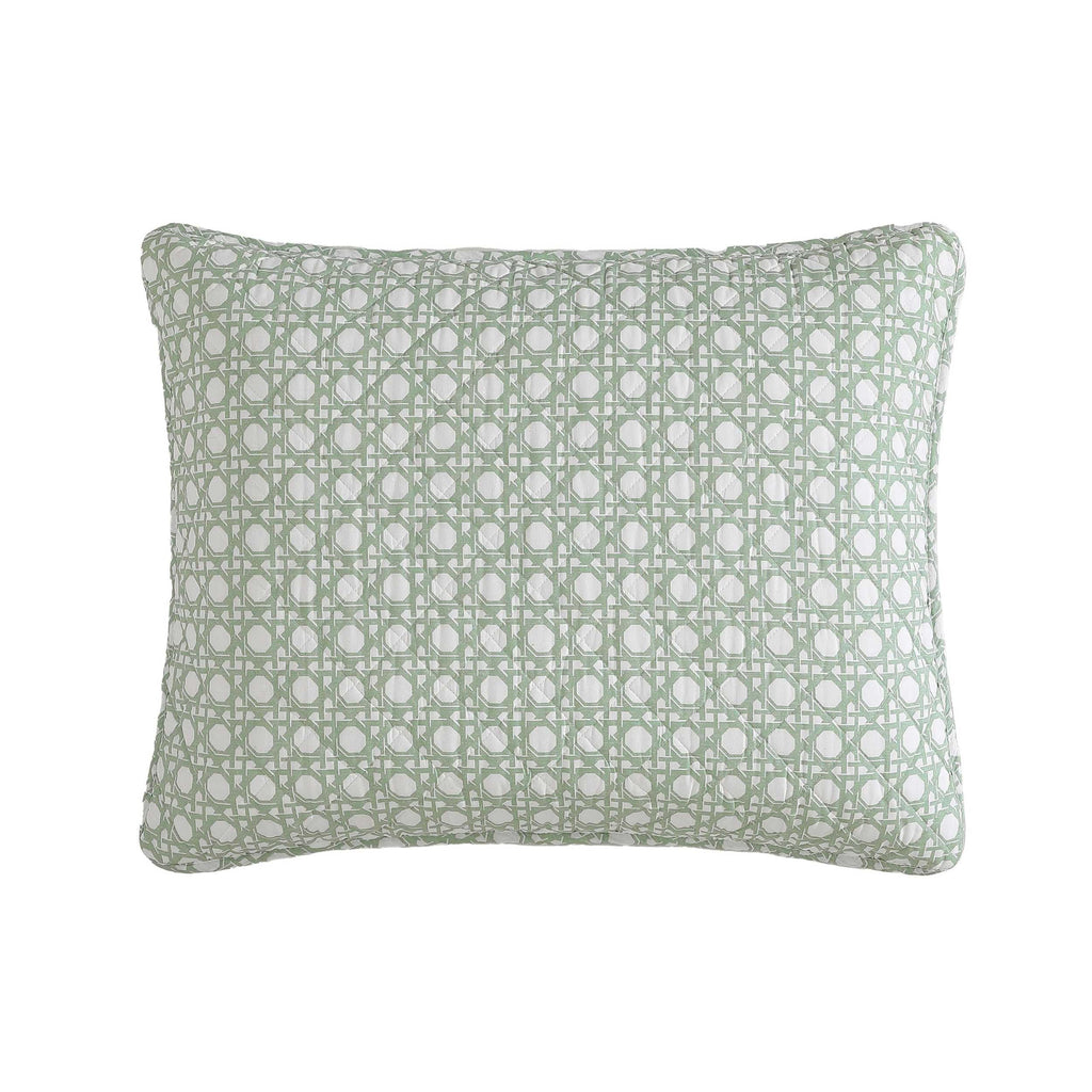 Tommy Bahama - King Quilt Set, Luxurious Bedding with Matching Shams, Coastal Inspired Room Essentials (Bahama Diamond Isle Green, King)