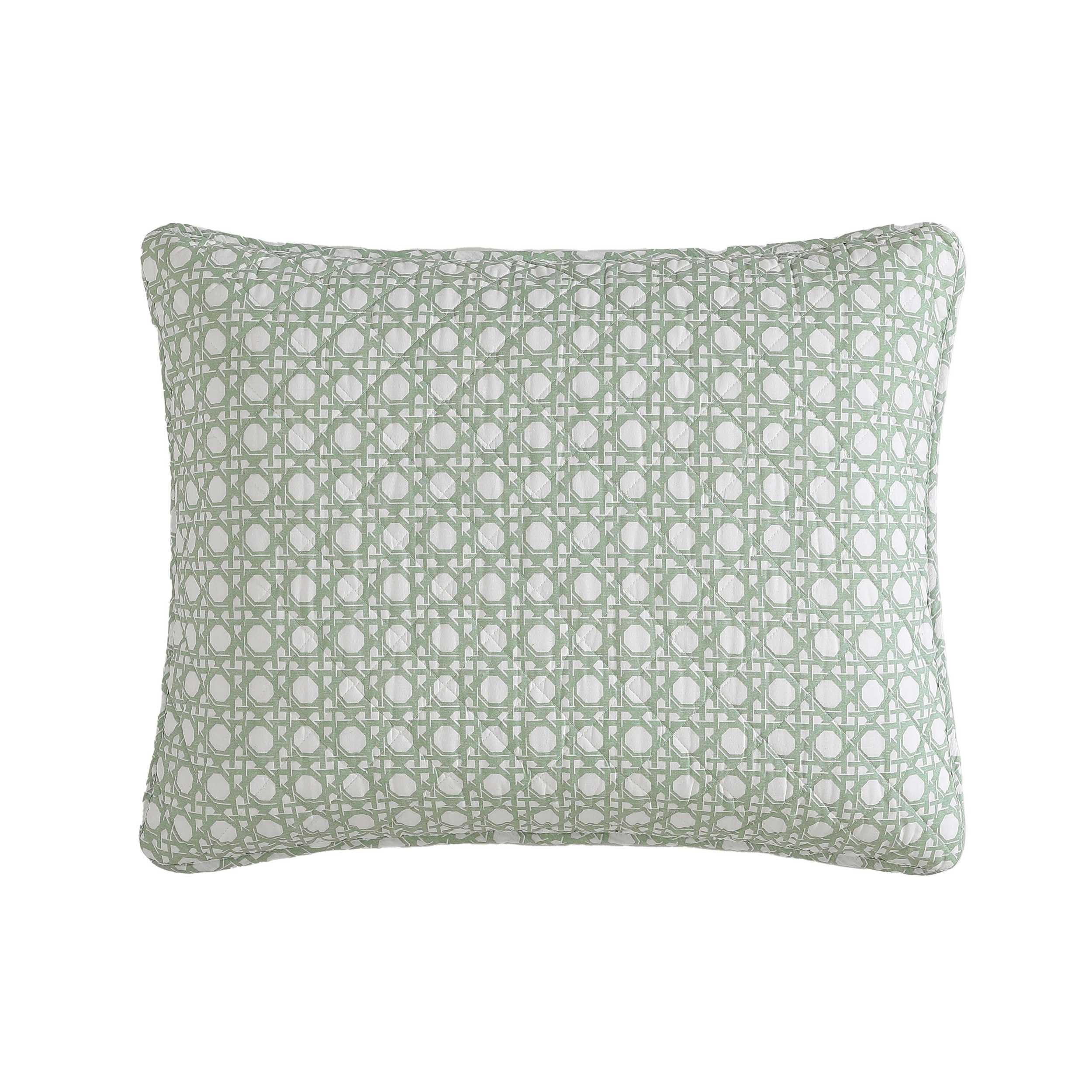 Tommy Bahama - King Quilt Set, Luxurious Bedding with Matching Shams, Coastal Inspired Room Essentials (Bahama Diamond Isle Green, King)