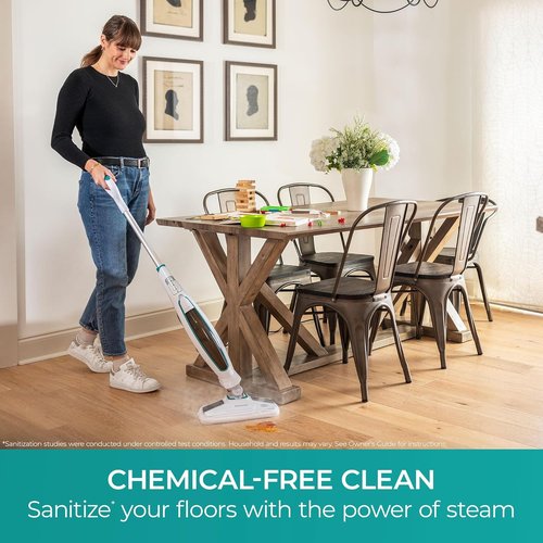 Kenmore Steam Mop SM2060 | Efficient Floor Cleaning with Easy Scrubber & 2 Washable Pads, Lightweight