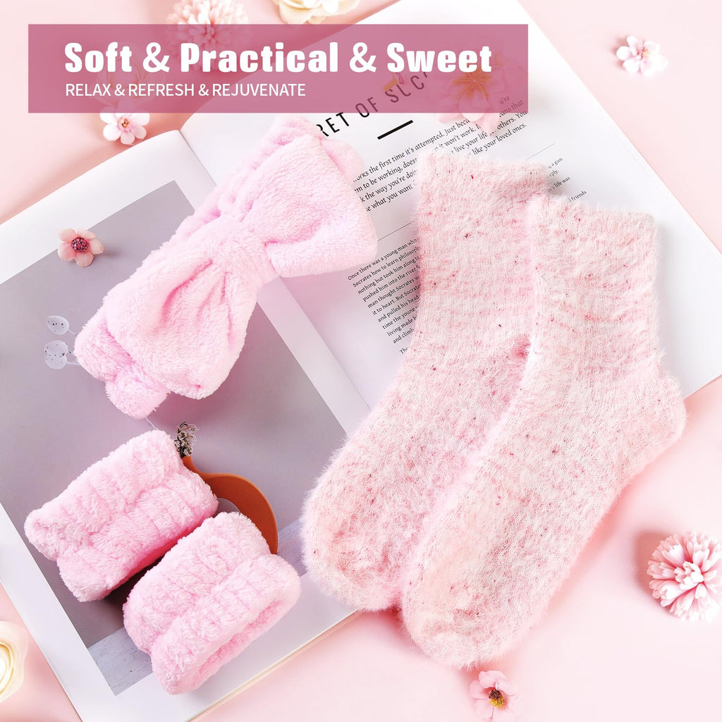 Birthday Gifts for Women, Gift Basket for Mom Wife Sister Her Friends, Luxury Self Care Spa Set with Blanket, Thank You Get Well Soon Box for Mother Valentine Day