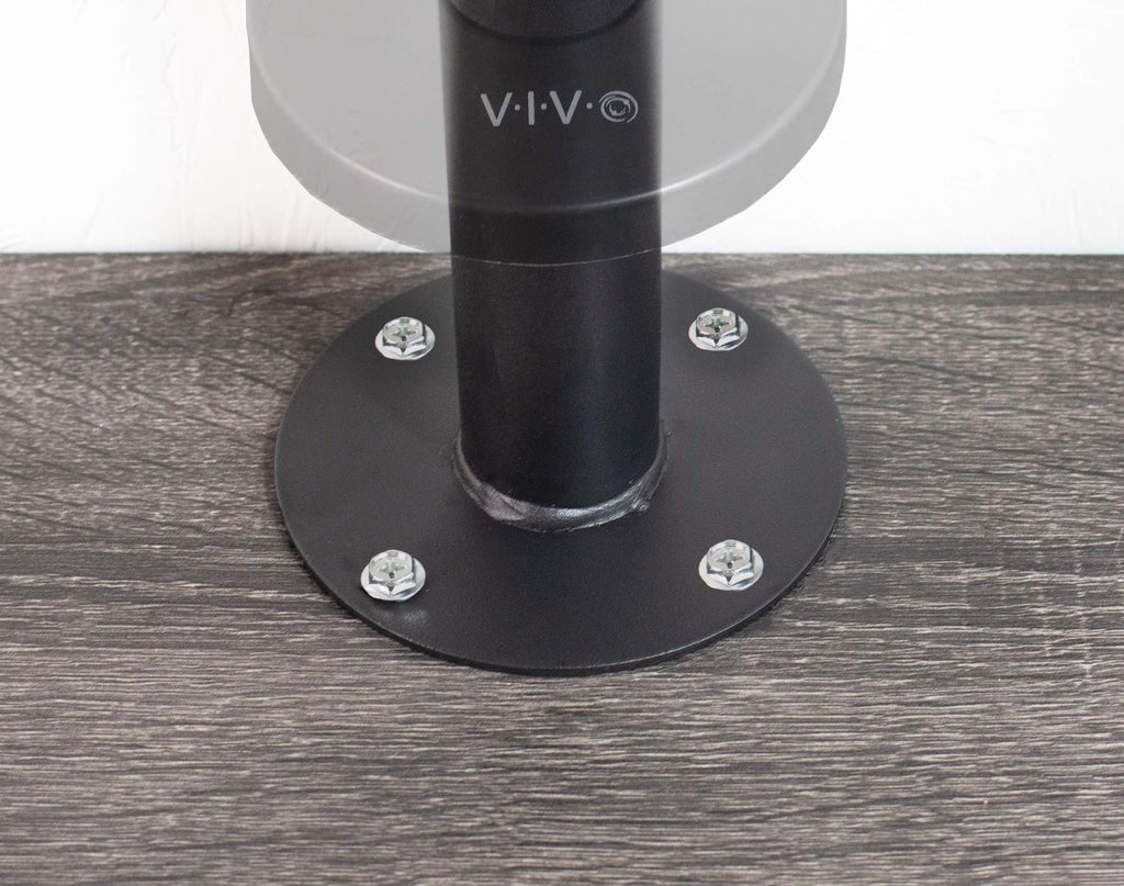 VIVO Swivel Bolt-Down TV Stand for 23 to 43 inch Screens, Desktop VESA Mount, Sturdy Tabletop TV Display STAND-TV00M2