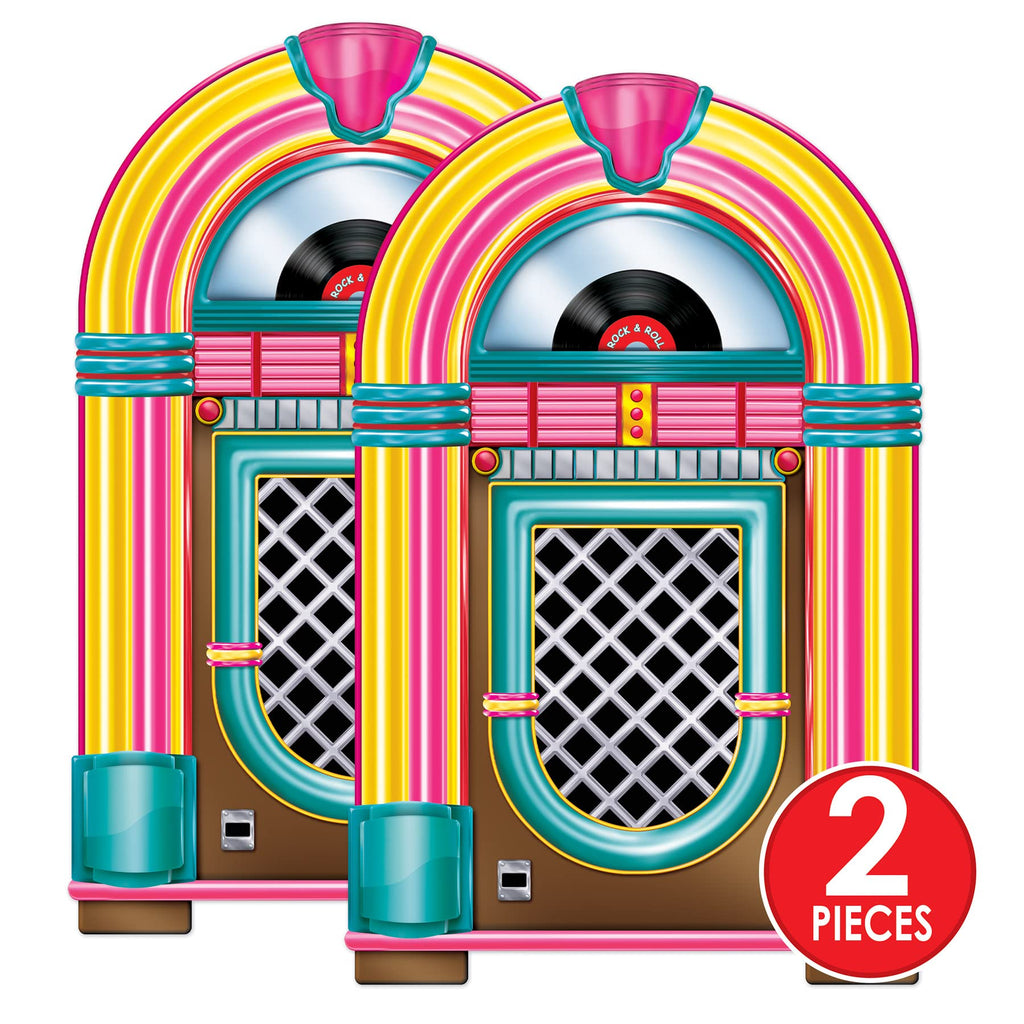 Beistle , 2 Piece Jukebox Cutouts, 3'