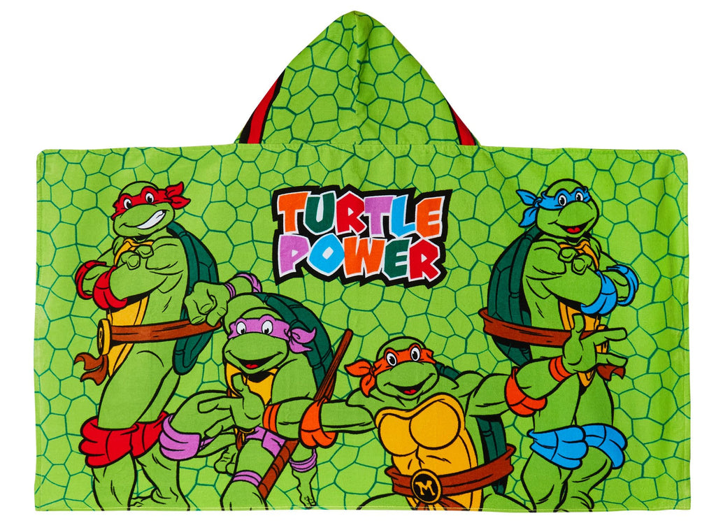 Teenage Mutant Ninja Turtles Hooded Towel Raphael Poncho 100% Cotton Beach Towel Dress up Bathtowel Swimming Wrap