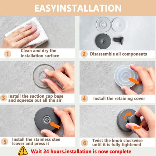 HiOKOU Wreath Hangers for Front Door Metal Suction Cup Hooks 2 Pack Removable Towel Hooks for Bathrooms Cup Hooks for Glass Window