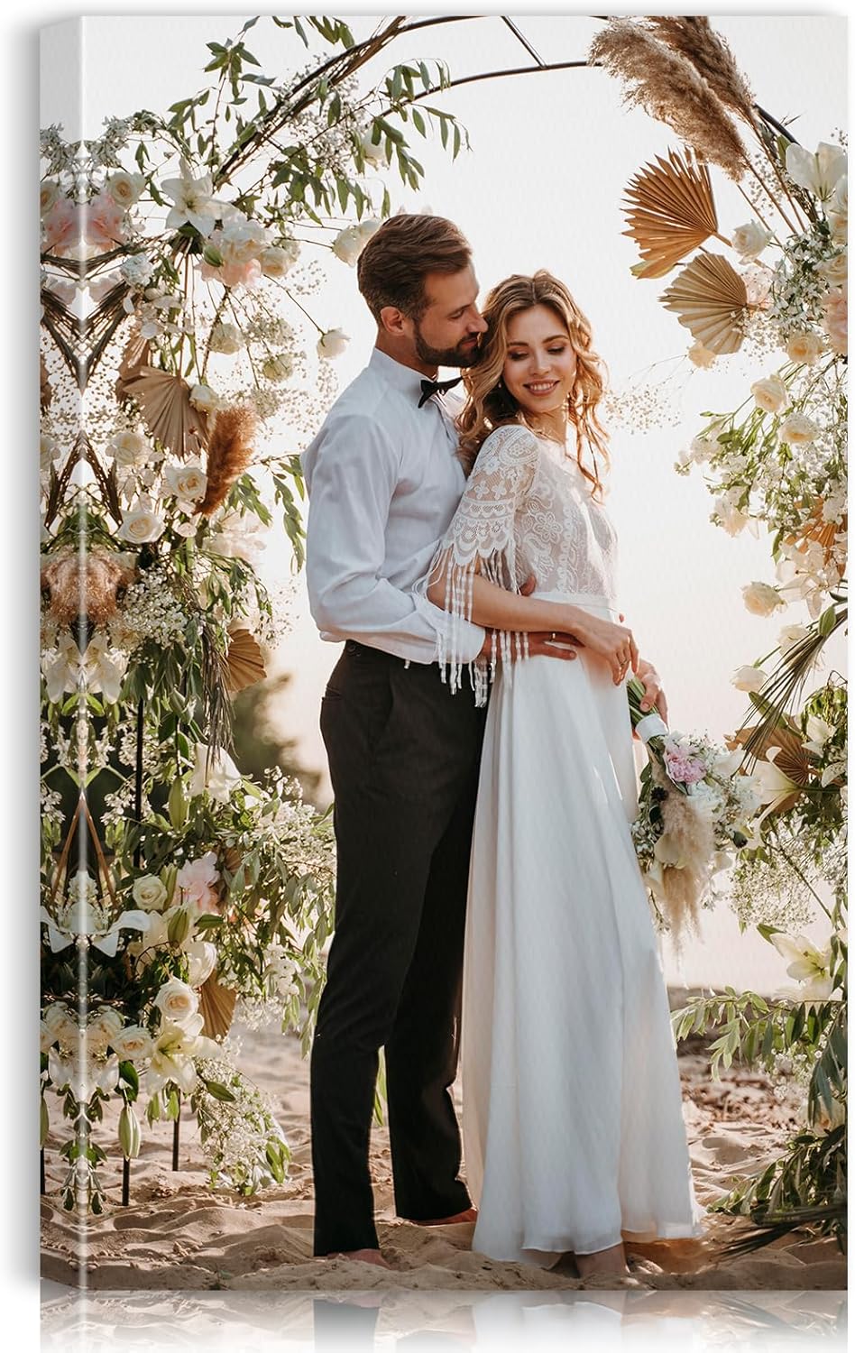 Skiennix Custom Canvas Prints - Personalized Photo Wall Art for Weddings, Family, and Home Decor | 24x40 Inches