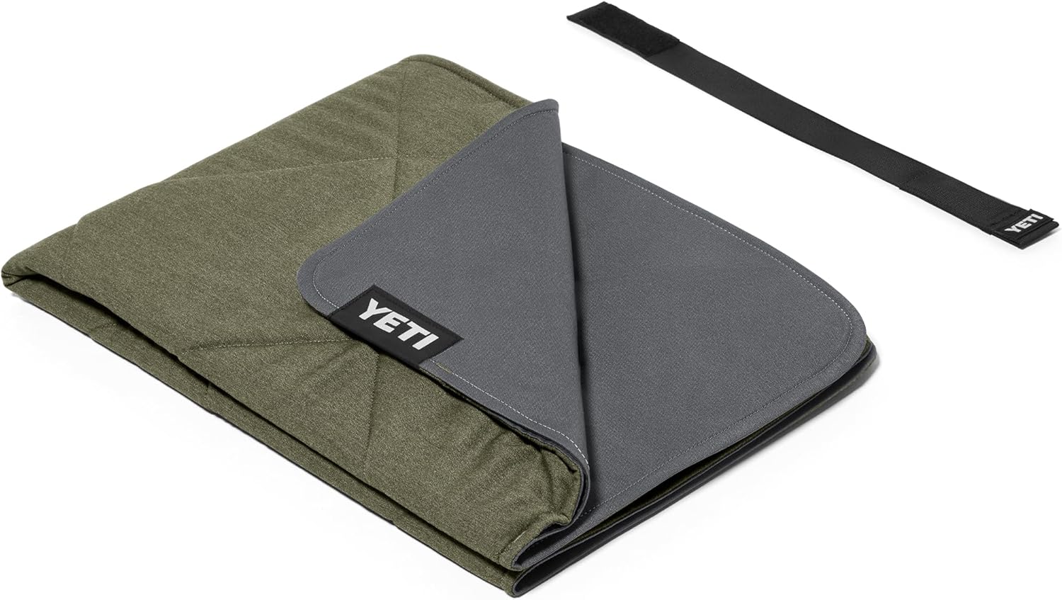 YETI Small Lowlands Blanket - Cozy Olive Green Outdoor Essential for Comfort and Warmth