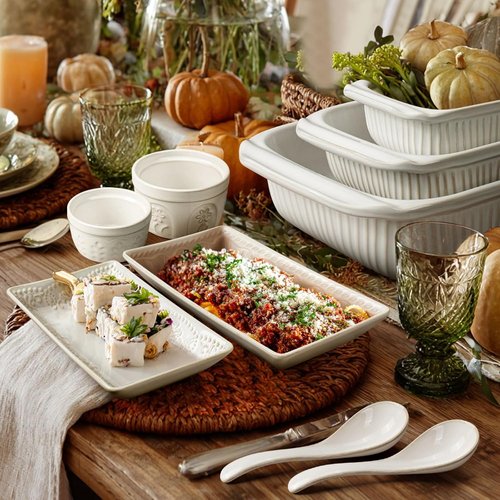 Artena Ceramic Soup Spoons - Deep Arc Anti-Roll Design | Set of 4, 6.85 Inch for Ramen & Pho (Creamy White)