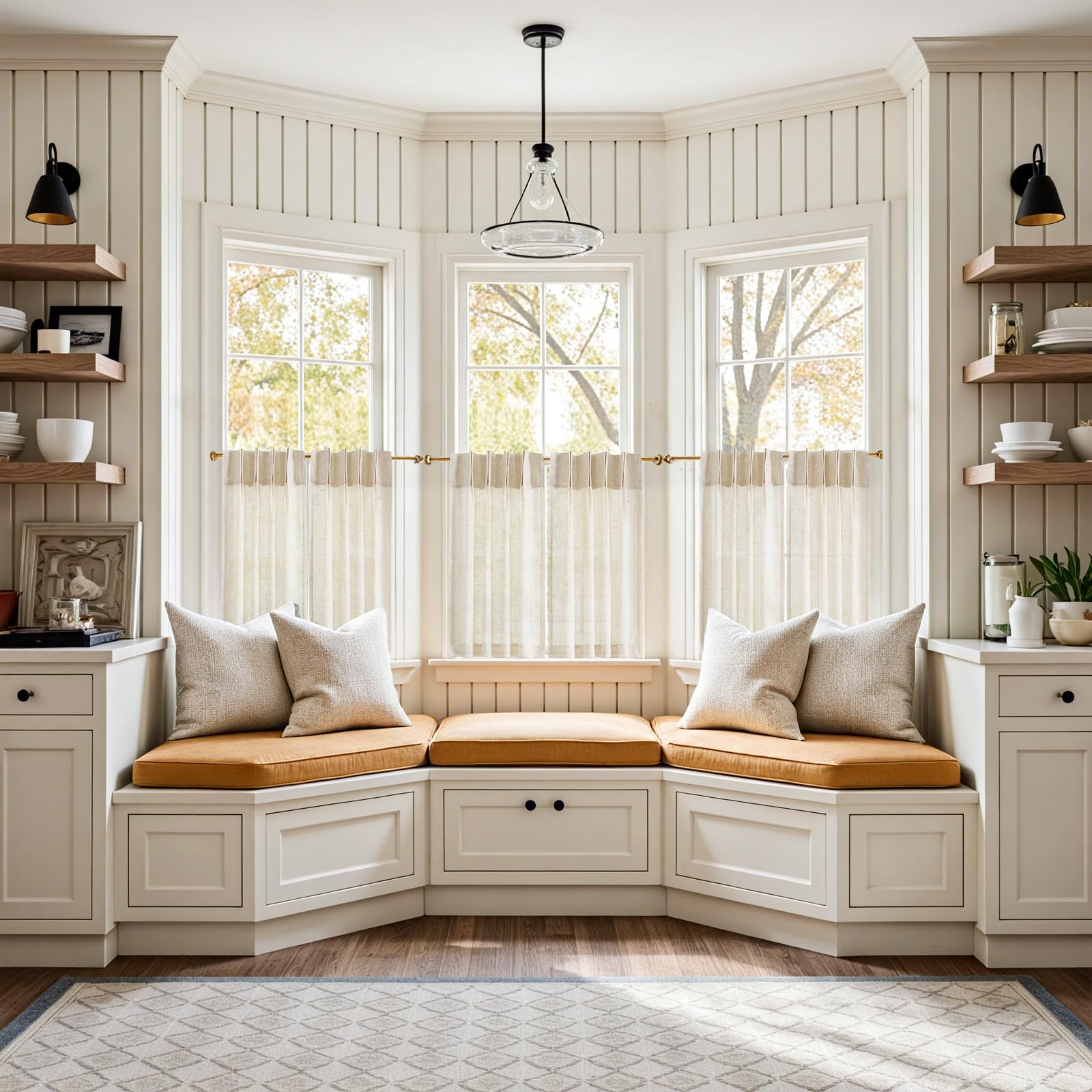 jinchan Linen Pinch Pleated Kitchen Curtains 30 Inch 2 Panels, Natural Linen Tier Curtains Back Tab Farmhouse Cafe, Light Filtering Small Window Drapes for Bathroom Laundry Room Beige