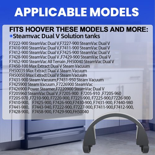 BROQIXIN 39457030 39457062 Solution Tank Handle Fits Hoover Dual V Steamvac Models, Max Extract All Terrain, Steam Vac All Terrain, Hoover SteamVac Tanks