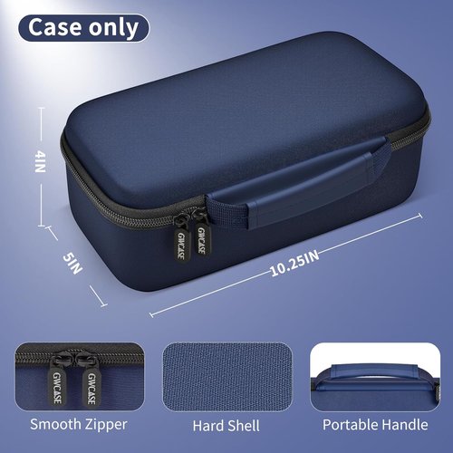 GWCASE Travel Steamer Case - Fits DRFLASH & Nesugar Models | Compact Design with Mesh Pocket (Blue)