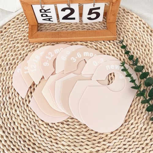 Cephira Baby Closet Dividers - Double-Sided Clothes Organizer for Newborn to 24 Months | Neutral Design