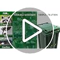 Universal Trash Can Lid Lock with Steel Cable - Animal Deterrent