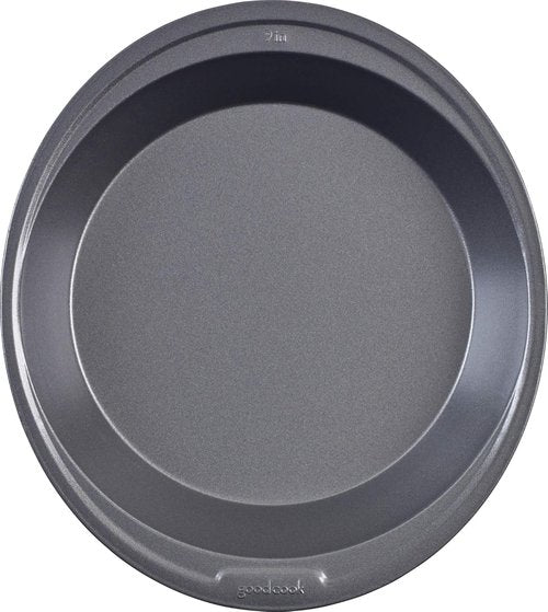 GoodCook Everyday Pie Pan - Scratch-Resistant Nonstick Steel | 9-Inch, Heavy Duty, Gray