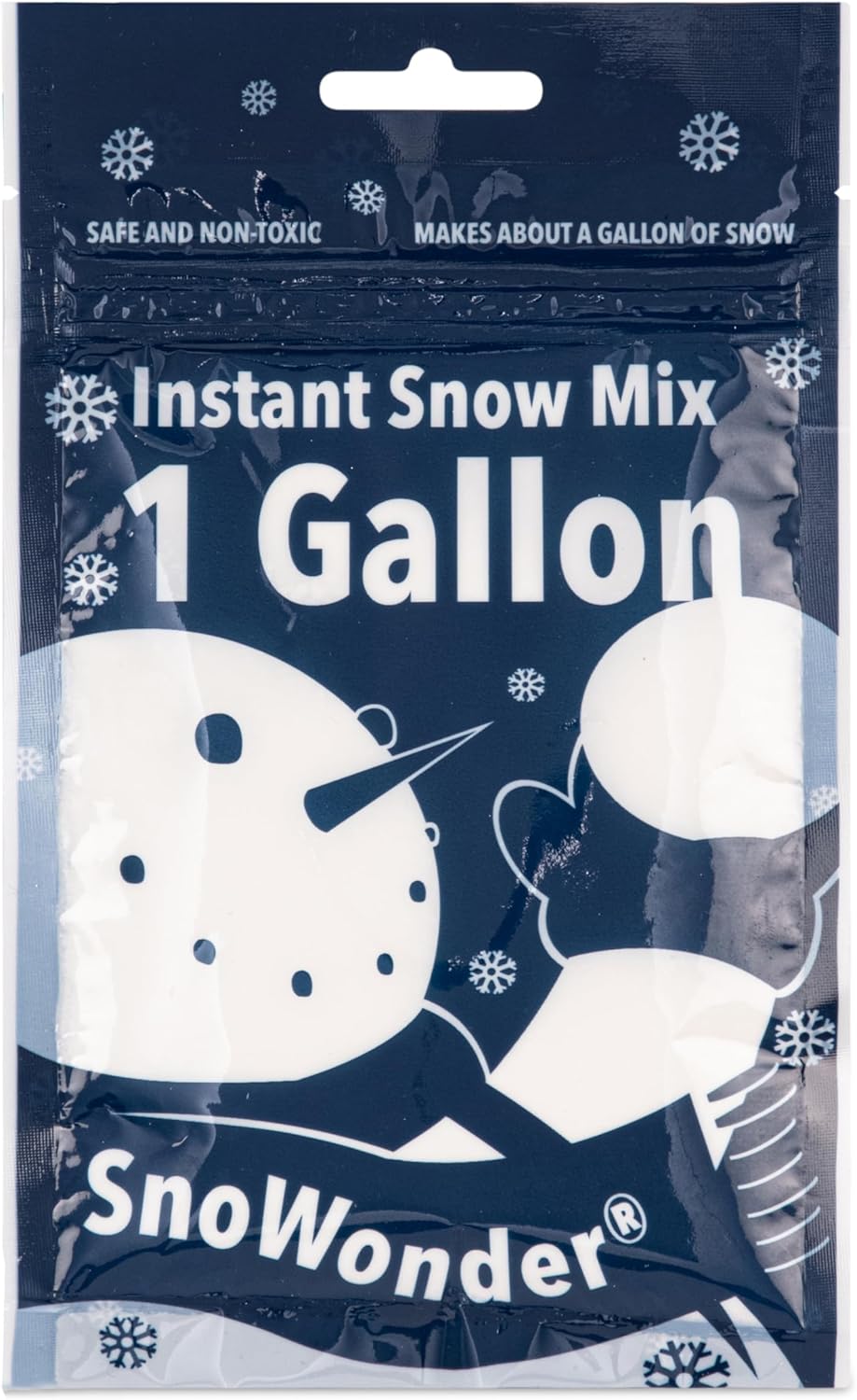 SNOWONDER Instant Snow - Create Realistic Fake Snow for Cloud Slime | Makes 1 Gallon