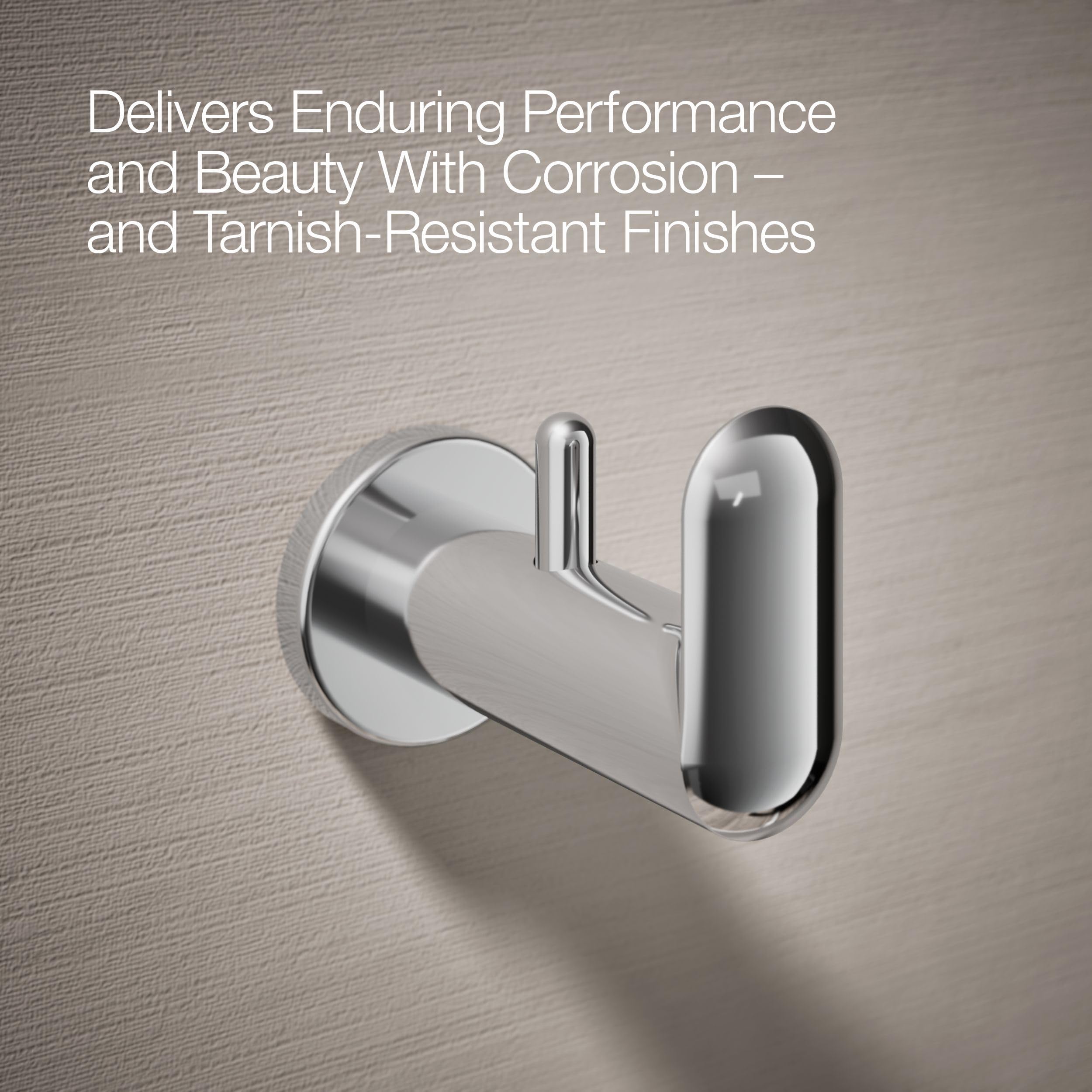 Kohler 97897-CP Kumin™ Robe Hook, Polished Chrome