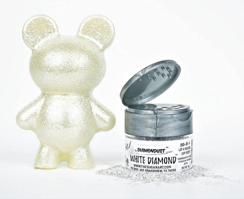 DiamonDust by The Sugar Art | White Diamond Edible Glitter for Drinks & Desserts | 100% Food-Safe, Vegan, 4g