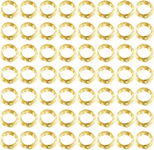 Hortsun Fairy Lights - 100 Packs Battery Operated Twinkle Lights | 7 Ft Mini Waterproof String (Warm White)