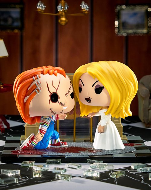 Chucky & Tiffany Movie Moment Funko POP! - Bride of Chucky, Multicolor