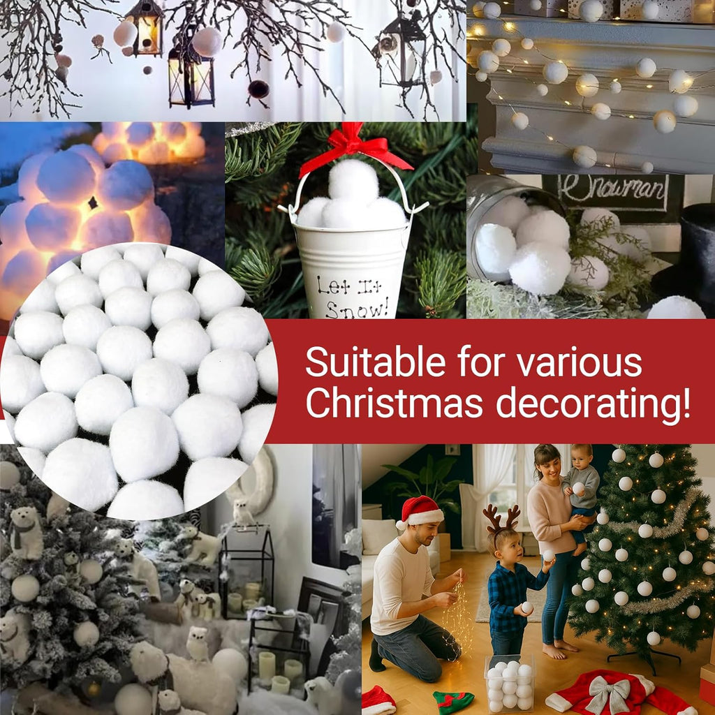 Skiennix Snow Toy Globe - Soft Artificial Snow Fight Balls for Kids | Indoor & Outdoor Fun