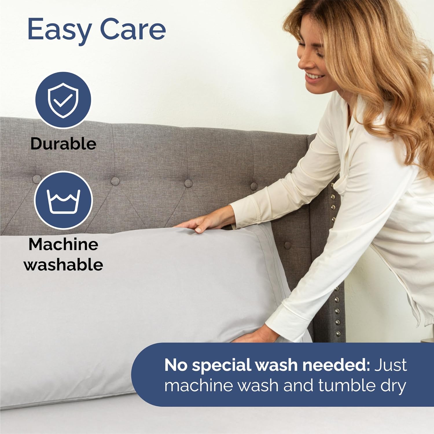 Queen Size 4-Piece Sheet Set | Skiennix Comfy Cooling Bed Sheets - Luxury Hotel Quality - Deep Pockets, Soft, Wrinkle-Free, Oeko-Tex - French Grey