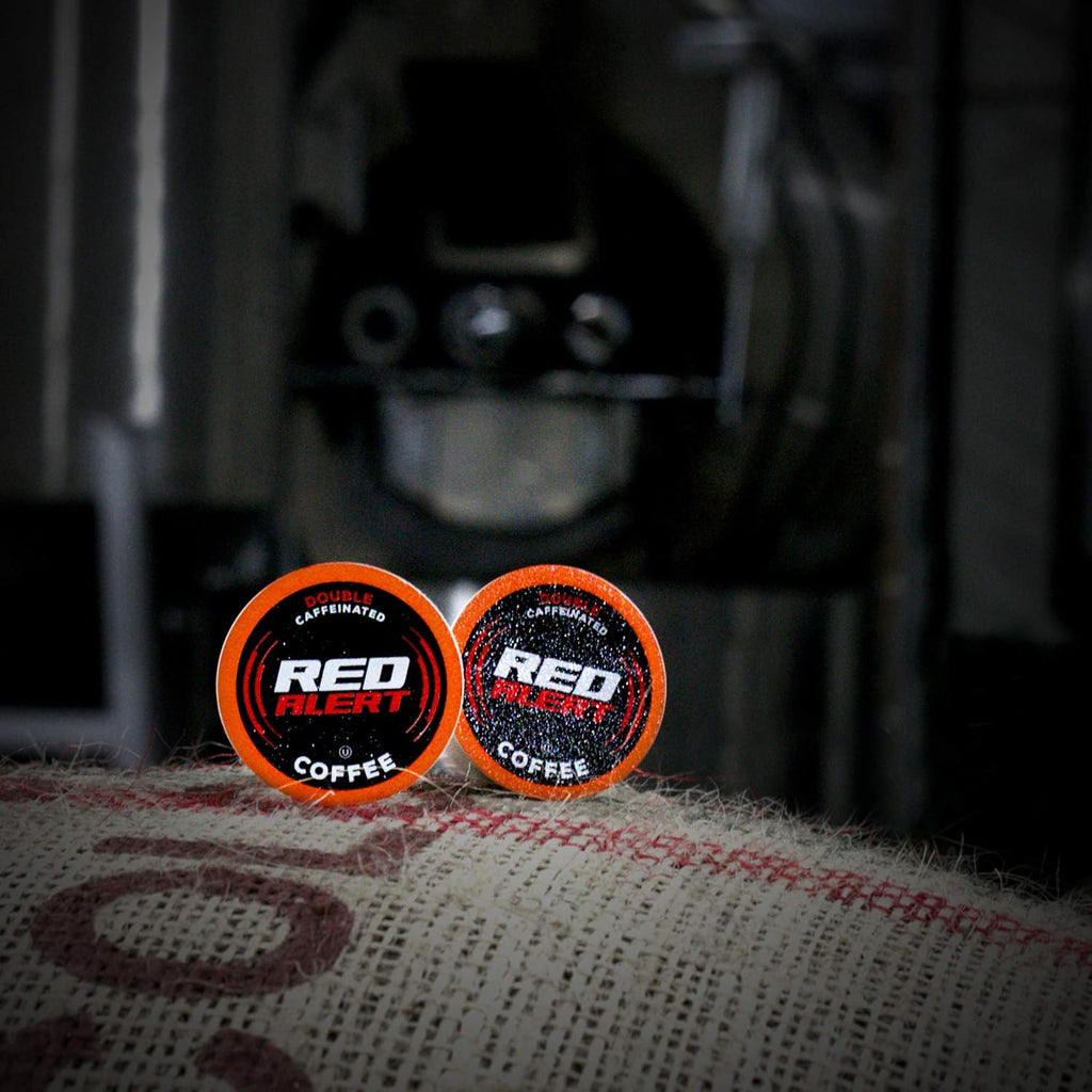 Red Alert Coffee Extra Strong Coffee Pods - Recyclable & Compatible With 2.0 Keurig Brewers | 40 Count Pack