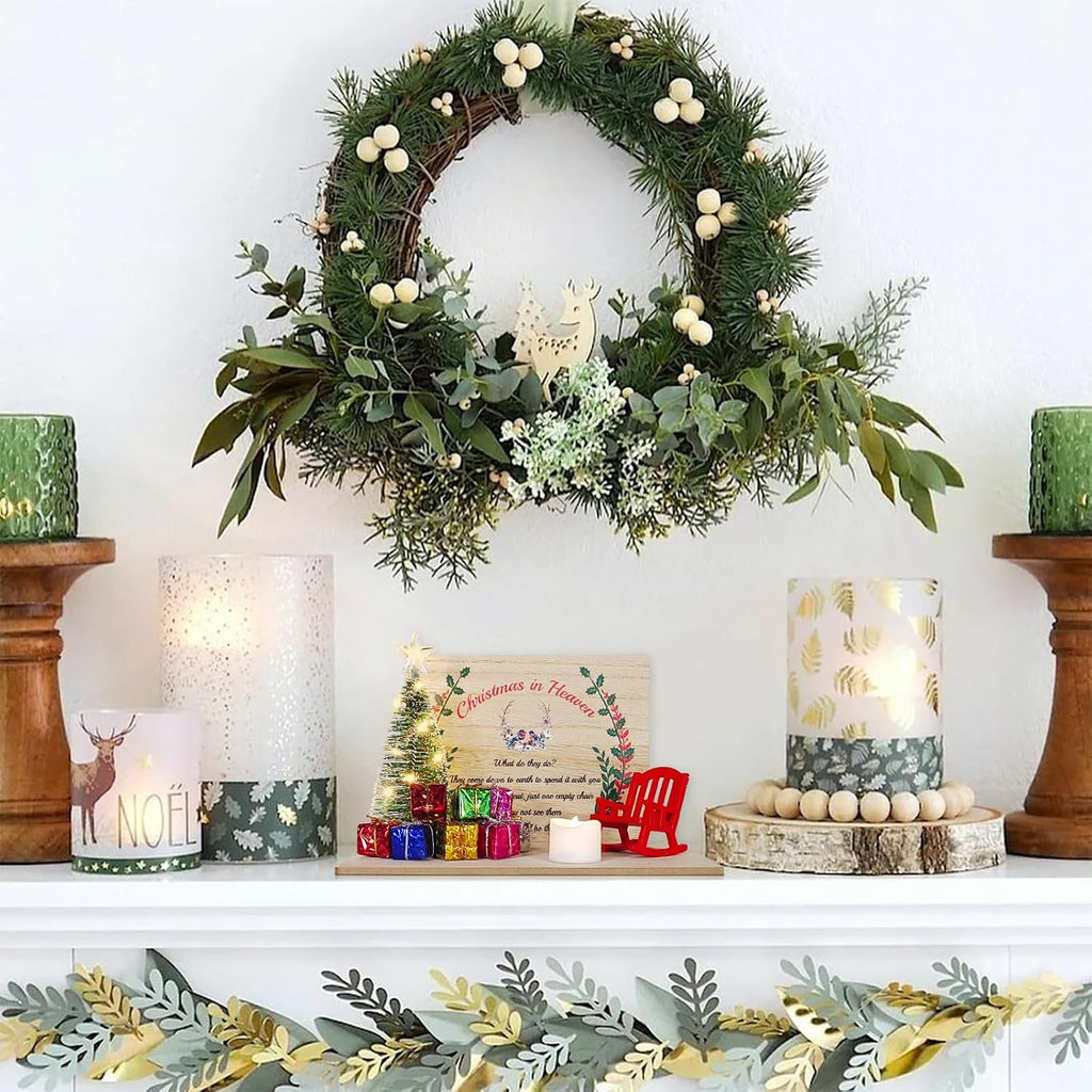 Regine Switzerland Christmas Chair Ornament - Memorial Candle Holder for Loved Ones | Save a Seat Gift