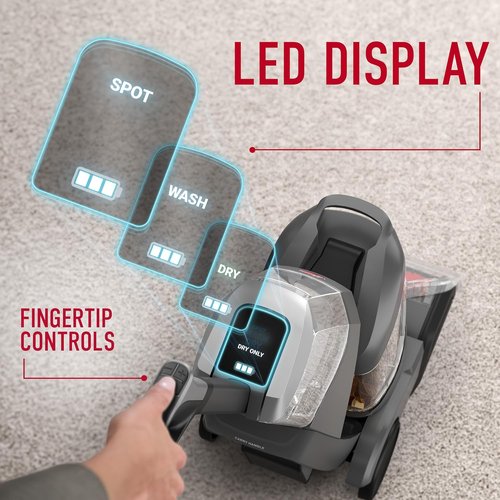 Hoover ONEPWR SmartWash Cordless Carpet Cleaner - Deep Cleaning Shampooer for a Fresh Home