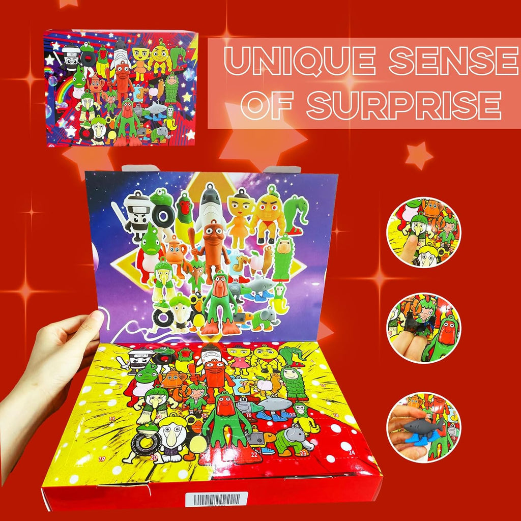 Advent Calendar 2026 - 24 Days of Surprises with Figurines for Kids | Perfect for Valentine's Day & Easter Gifts